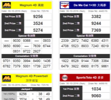 singapore live lottery